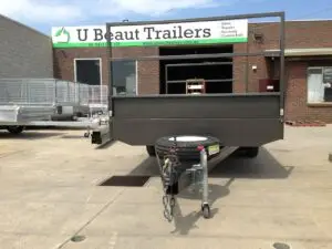 14x7 Tandem Flat Top with H-bars , Split sides, 2000kg ATM