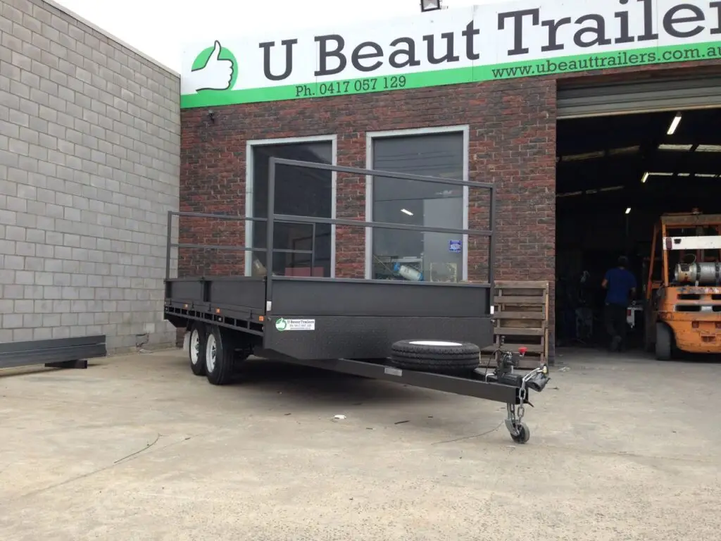 14×7 Tandem Flat-Top Trailer