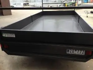 14x7 Tandem Flat Top with H-bars , Split sides, 2000kg ATM