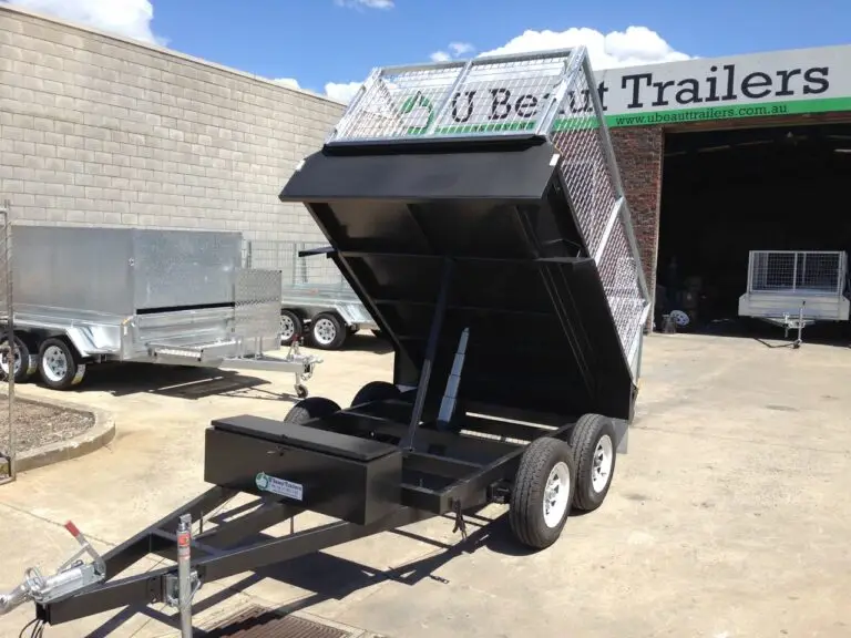 8x5 Tandem Tipper with 380mm side and 800mm Cage 2000kg ATM