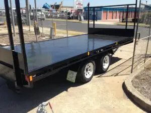 15x7 Tandem Flat Top with H-bars , 2000kg ATM