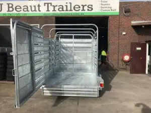 12x6 Tandem Stock Cattle Crate Trailer Galvanised 2800kg ATM