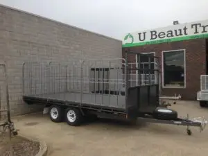 16x8 Tandem Flat Top with Truck gates , 3500kg ATM