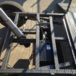 7x5 Box Trailer Hydraulic Tipper lawn Mower