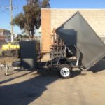 7x5 Box Trailer Hydraulic Tipper lawn Mower