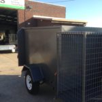 7x5 Box Trailer Hydraulic Tipper lawn Mower