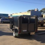 7x5 Box Trailer Hydraulic Tipper lawn Mower