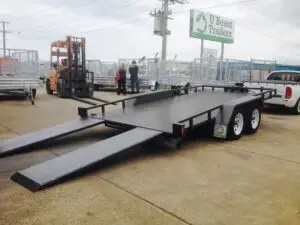 Tandem car Trailer Tilt