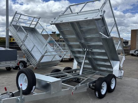 10x6 Tipper Trailer 3500kg Double Hydraulic Tipper Trailer