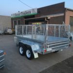 galvanised galvanized tandem hydraulic tipper