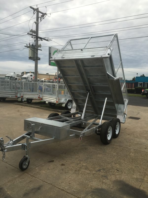 10 x 5 Hydraulic Tandem Tipper Trailer with 400mm side 3500kg ATM | U ...