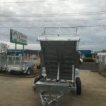 galvanised galvanized tandem hydraulic tipper