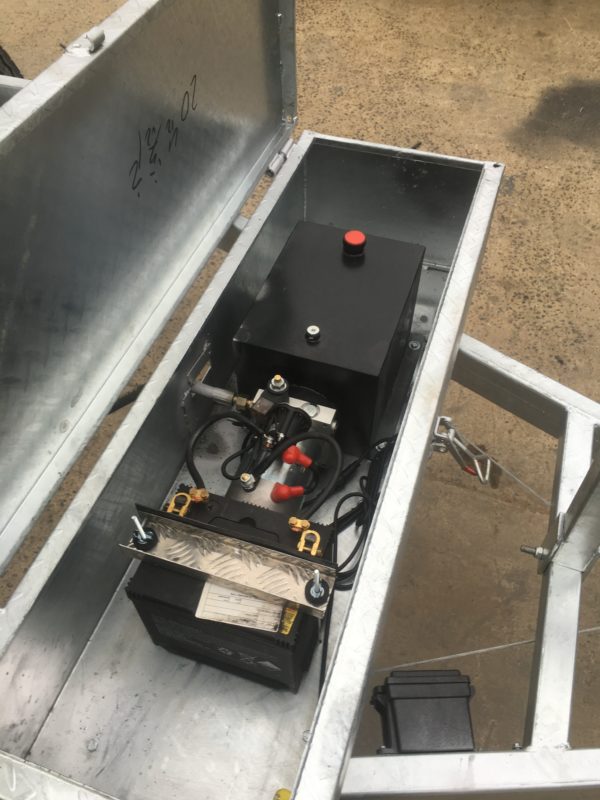 galvanised galvanized tandem hydraulic tipper