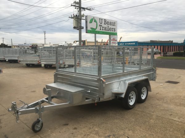 galvanised galvanized tandem hydraulic tipper