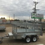 galvanised galvanized tandem hydraulic tipper