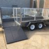 16×6 Lawn Mowing Tandem Trailer Cage trailer Australian Made Ramp