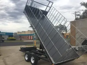 16x8 Flat Top Hydraulic Tipper Tandem With Truck Gates, 3500kg ATM 3.5 Ton