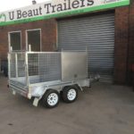 8x5 Tandem tradesman trailer Galvanised