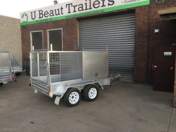 8x5 Tandem tradesman trailer Galvanised