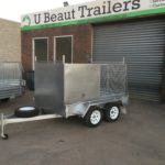 8x5 Tandem tradesman trailer Galvanised