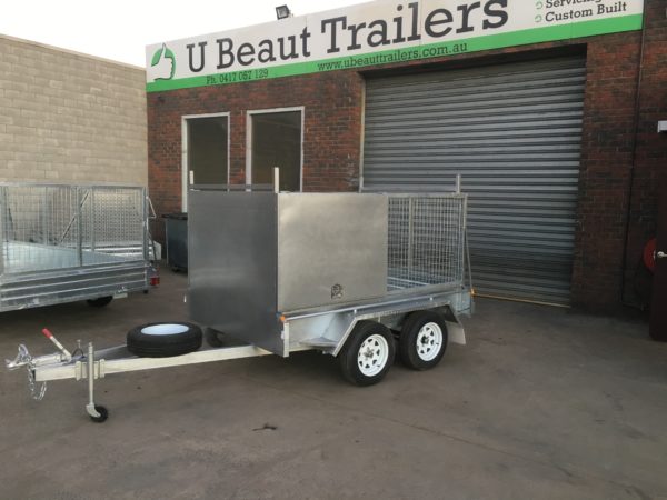 8x5 Tandem tradesman trailer Galvanised