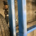 14x8 Flat Top Hydraulic Tipper Tri-axle with fold down sides, 4500kg ATM