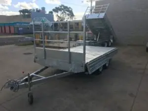 12×7 Flat Top Tandem Trailer 3500kg ATM 3.5 Ton