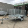 8×5 Single Axle Trailer 1500kg Galvanised Braked Heavy Duty