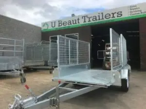 8×5 Single Axle Trailer 1500kg Galvanised Braked Heavy Duty