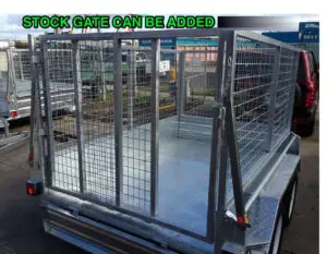 8×5 Single Axle Trailer 1500kg Galvanised Braked Heavy Duty