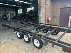 6000x2440mm Tri-axle Tiny House trailer 4500kg ATM
