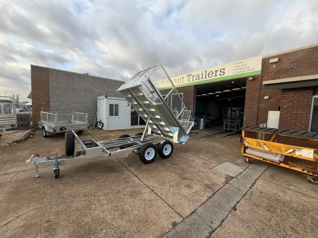 10x5 Tandem Hydraulic tipper 3500kg U Beaut Trailers LH Front