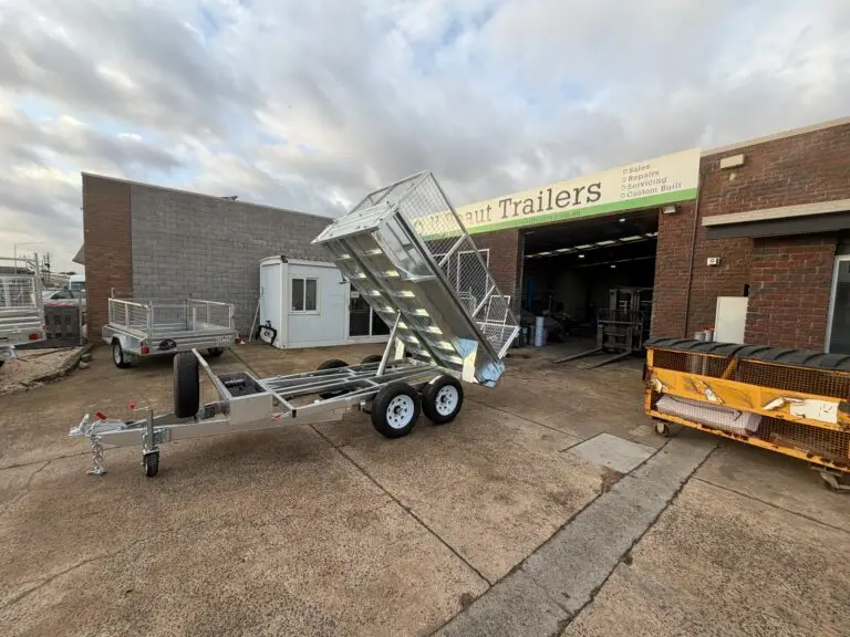 10x5 Tandem Hydraulic tipper 3500kg U Beaut Trailers LH Front