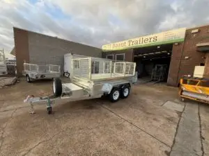 10x5 Tandem Hydraulic tipper 3500kg U Beaut Trailers LH side view